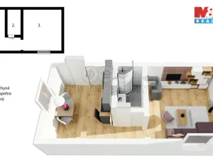 Prodej bytu 1+1, Vápenná, 35 m2