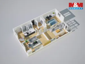 Prodej bytu 3+1, Teplice - Trnovany, Antala Staška, 81 m2