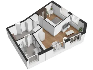 Pronájem bytu 2+kk, Kralupy nad Vltavou, S. K. Neumanna, 53 m2