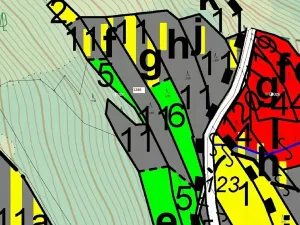 Dražba lesa, Lačnov, 2442 m2