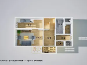 Prodej rodinného domu, Bořislav, 195 m2