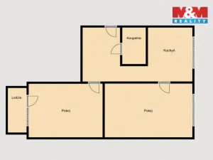 Prodej bytu 2+1, Kraslice, Hradební, 61 m2