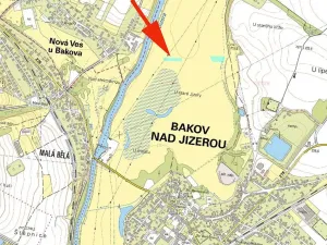 Prodej podílu louky, Bakov nad Jizerou, 1054 m2