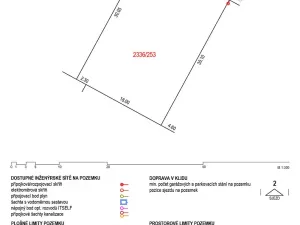 Prodej pozemku, Oslavany, 606 m2