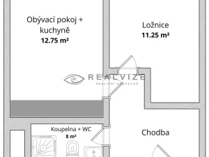 Pronájem bytu 2+kk, České Budějovice, Puklicova, 32 m2