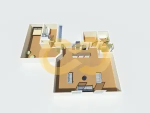 Pronájem bytu 2+kk, Písek, Alšovo nám., 146 m2