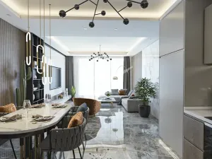 Prodej bytu 2+1, Trikomo, Kypr, 87 m2