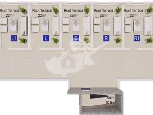 Prodej bytu 1+1, Agios Amvrosios Keryneias, Kypr, 58 m2