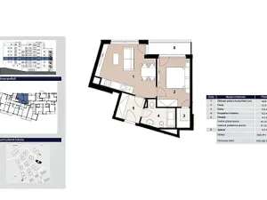 Pronájem bytu 2+kk, Praha - Chodov, Drahňovická, 44 m2