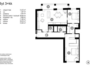 Prodej bytu 3+kk, Praha - Žižkov, Biskupcova, 113 m2