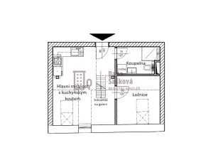 Pronájem bytu 2+kk, Jindřichův Hradec, 49 m2