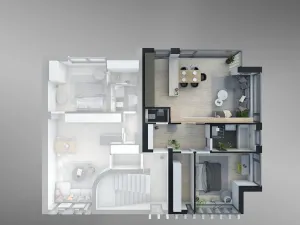 Pronájem bytu 2+kk, Praha - Zličín, Na Radosti, 67 m2