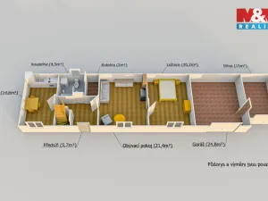 Prodej rodinného domu, Dolní Bělá, 68 m2