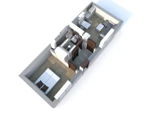 Pronájem bytu 2+kk, Ostřetín, 31 m2