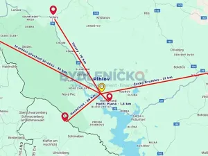 Prodej komerčního pozemku, Horní Planá, Pihlov, 4291 m2