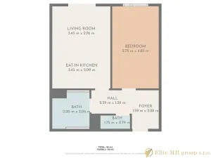 Pronájem bytu 2+kk, Mladá Boleslav, U Kasáren, 46 m2