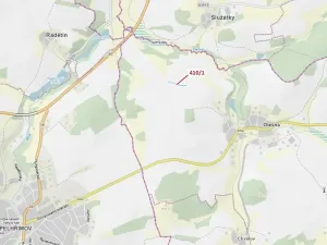 Dražba pozemku, Olešná, 783 m2