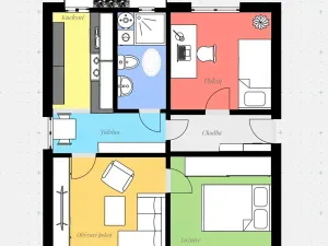 Prodej bytu 3+1, Dubné, 65 m2