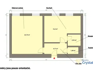 Prodej bytu 2+kk, Mariánské Lázně, Lužická, 60 m2
