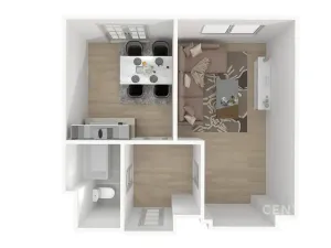 Pronájem bytu 1+1, Plzeň, Zahradní, 25 m2