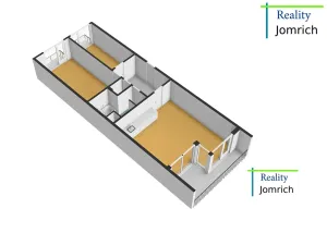 Pronájem bytu 3+kk, Liberec, Na Perštýně, 73 m2