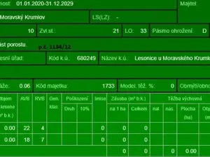 Prodej podílu lesa, Lesonice, 6189 m2