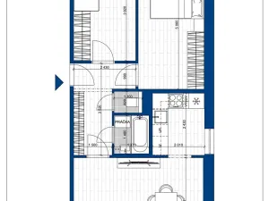 Prodej bytu 3+kk, Praha - Záběhlice, Bělčická, 57 m2
