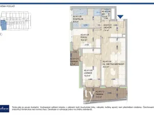 Pronájem bytu 3+kk, Brno, Komárovská, 64 m2