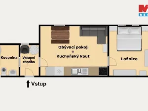 Prodej bytu 2+kk, Praha, Mladých Běchovic, 49 m2