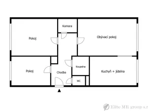 Pronájem bytu 3+1, Nymburk, Jurije Gagarina, 62 m2