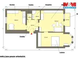 Pronájem bytu 2+1, Mariánské Lázně, Boženy Němcové, 67 m2