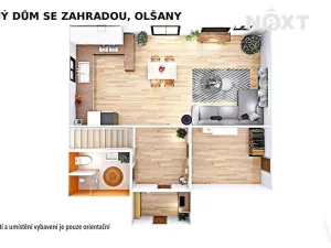 Prodej rodinného domu, Olšany, 92 m2