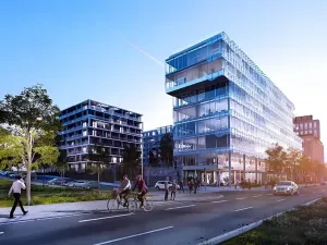 Pronájem kanceláře, Praha - Karlín, Rohanské nábřeží, 1000 m2