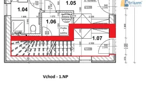Pronájem bytu 3+kk, Strančice, Březová, 76 m2