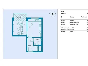 Prodej bytu 2+kk, Praha - Chodov, Benkova, 39 m2