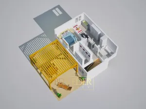 Prodej bytu 3+kk, Jiřice, 87 m2