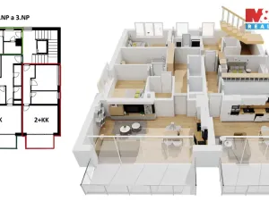 Prodej činžovního domu, Praha - Libeň, Valčíkova, 709 m2