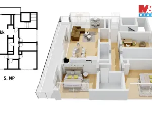 Prodej činžovního domu, Praha - Libeň, Valčíkova, 709 m2