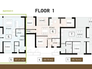 Prodej bytu 4+kk, Nin, Chorvatsko, 87 m2