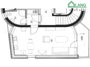 Pronájem bytu 1+kk, Brno, Mlýnská, 39 m2