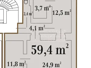 Pronájem kanceláře, Praha - Karlín, Prvního pluku, 59 m2