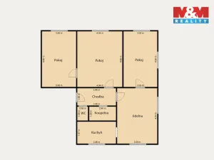 Prodej bytu 4+1, Sokolov, Sokolovská, 83 m2
