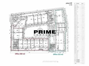 Pronájem kanceláře, Praha - Nové Město, Soukenická, 260 m2