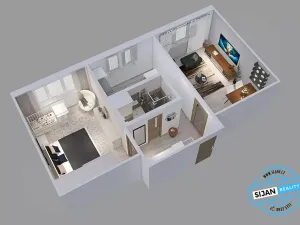 Prodej bytu 2+1, Ostrava, Jiskřiček, 57 m2