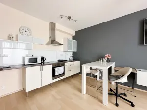 Pronájem bytu 1+kk, Praha - Letňany, Miroslava Hajna, 37 m2