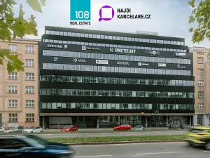 Pronájem kanceláře, Praha - Karlín, Sokolovská, 342 m2