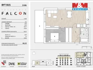 Prodej bytu 2+kk, Mělník, Sokolská, 64 m2