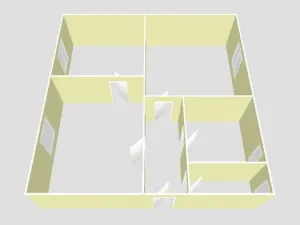 Pronájem bytu 2+1, Klášterec nad Ohří, Boženy Němcové, 45 m2