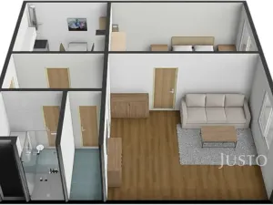 Pronájem bytu 2+1, Písek, Budějovická, 53 m2