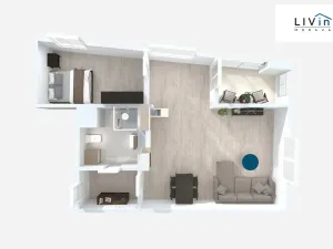 Pronájem bytu 2+kk, Olomouc, Wolkerova, 58 m2